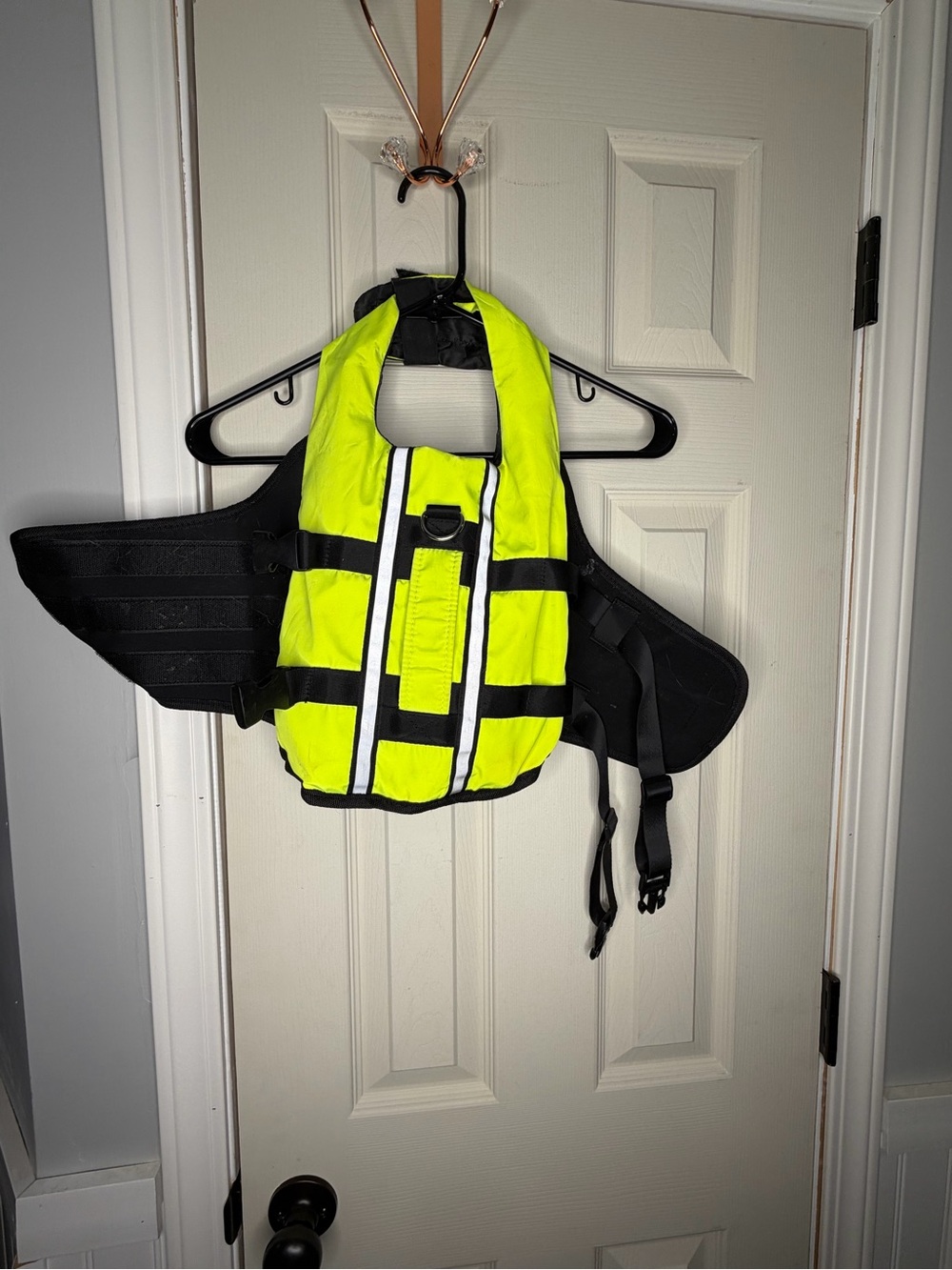High-Visibility Dog Life Jacket Vest - Neon Yellow-Medium